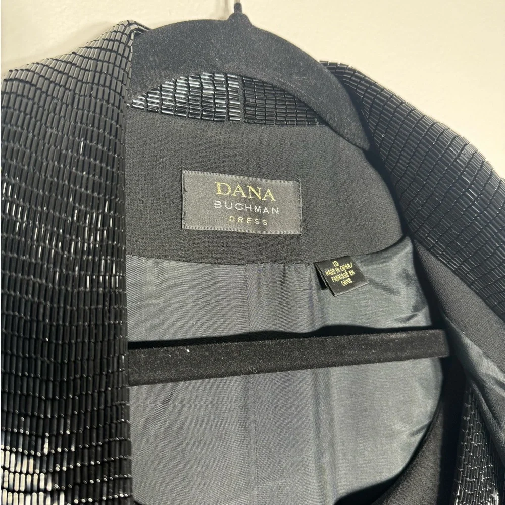 Dana Buchman Black Two Piece Dress And Jacket Set Size 10(m) - Picture 6 of 8